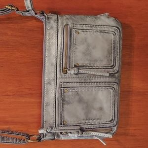 Bueno Gray Crossbody Organizer